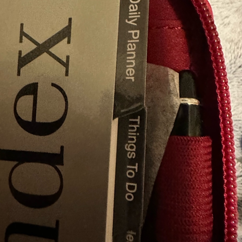 MUNDEX Wallet & 6 Ring Daily Planner Organizer Tabbed by Mundi nwot - Picture 7 of 11